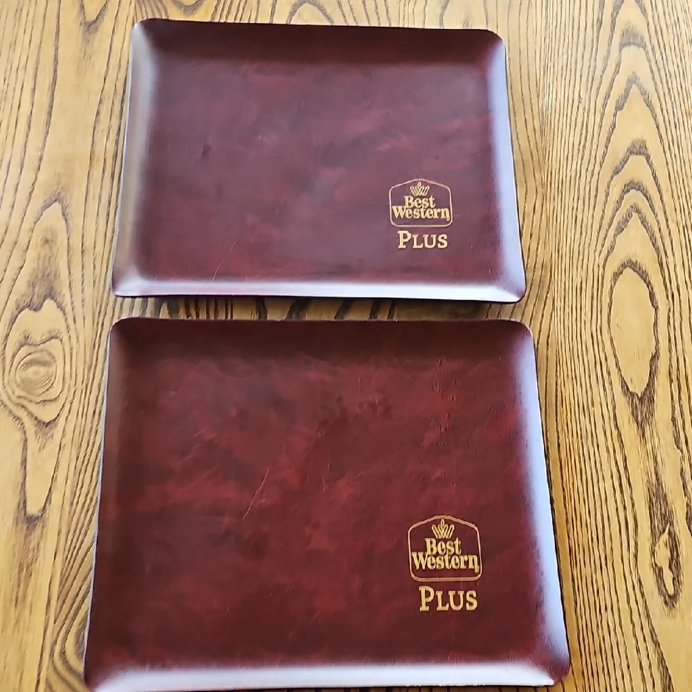Set of 2 Best Western Plus Serving trays 13-in x 11-in